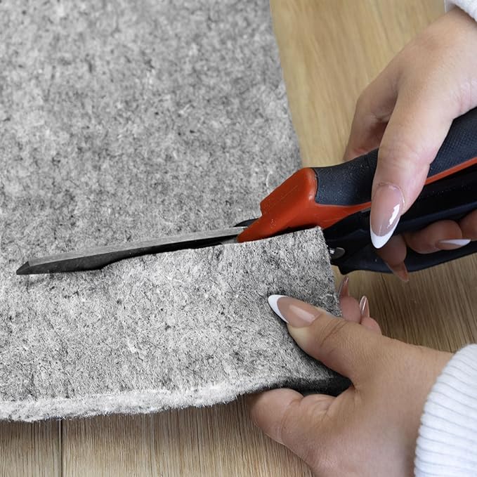 RUGPADUSA - Dual Surface - 4'x6' - 1/2" Thick - Felt + Rubber - Non-Slip Backing Rug Pad - Adds Comfort and Protection - for Hard Surface Floors