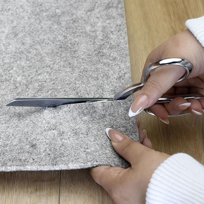 RUGPADUSA - Dual Surface - 5'10" x 8'10" - 1/4" Thick - Felt + Rubber - Non-Slip Backing Rug Pad - Safe for All Floors