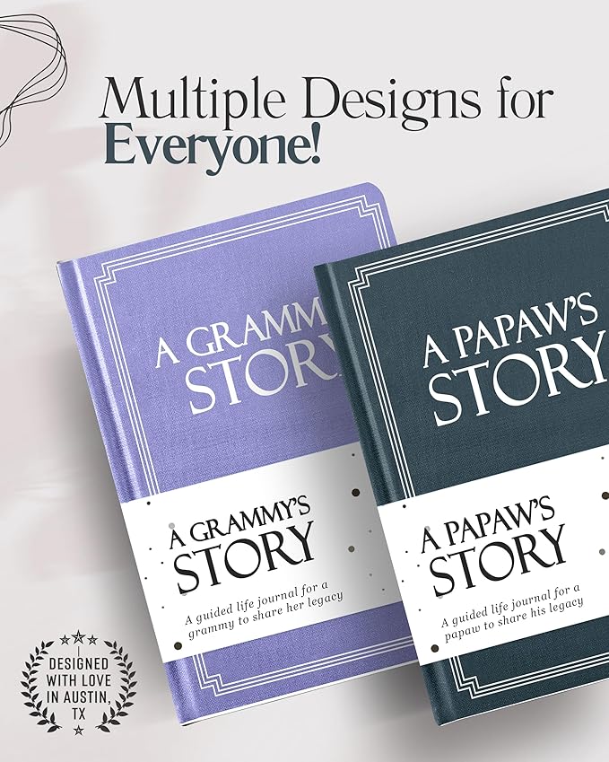 Papaw's Life Story Journal (Hardcover): A Meaningful Keepsake for Papaw to Share His Journey and Memories, Book Includes 250+ Prompt, Sentimental Gift for Father's Day, Birthday & Christmas
