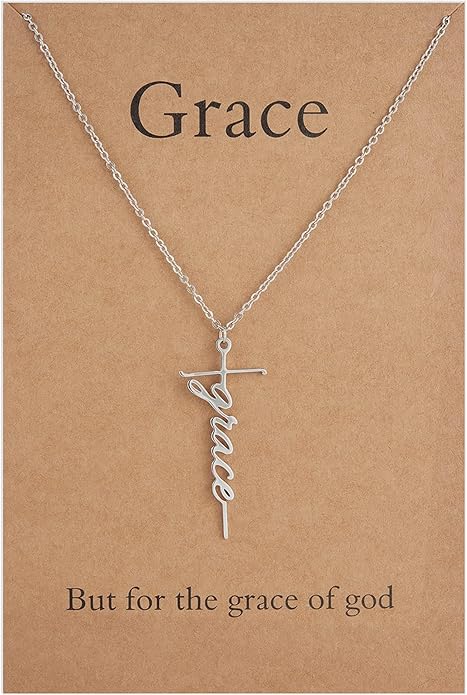Lcherry Faith Cross Pendant Necklace for Women Religious Christian Jewelry Mother's Day Gifts for Women