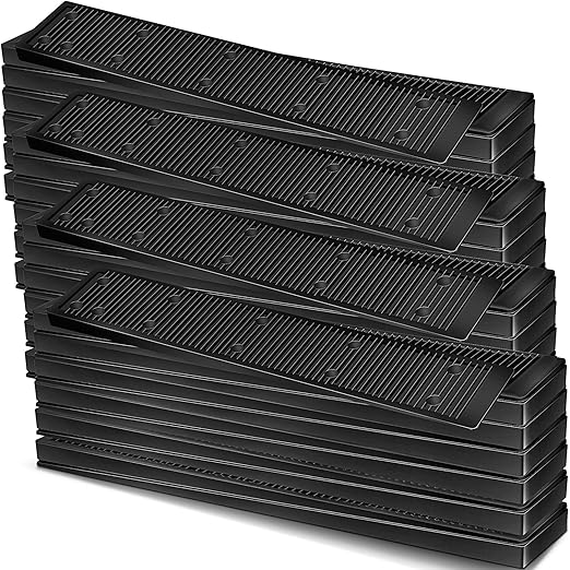 Pangda 100 Pack 8 Inch Composite Plastic Shims for Leveling Multi Purpose Heavy Duty Furniture Composite Leveler Wedges, Adjustable Shims for Table Toilet Hot Tub Furniture
