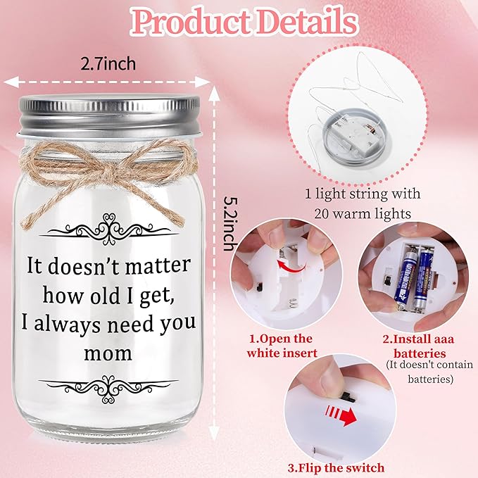 Mothers Day Gifts for Mom Birthday Christmas Valentines Day Gifts for Mama from Daughter Son