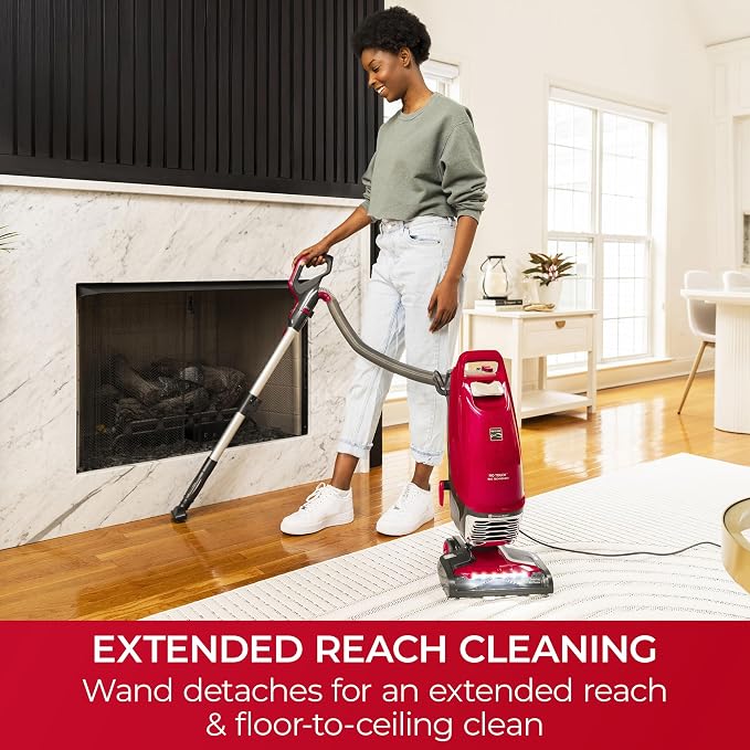Kenmore BU4020 Intuition Bagged Upright Vacuum Lift-Up Carpet Cleaner 2-Motor Power Suction with HEPA Filter, Pet Handi-Mate, 3-in-1 Combination Tool