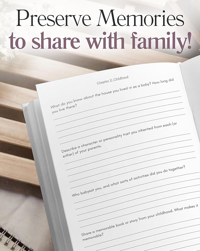 Sister's Life Story Journal (Hardcover): A Meaningful Keepsake for Sister to Share Her Journey and Memories, Book Includes 250+ Prompt, Sentimental Gift for Mother's Day, Birthday & Christmas