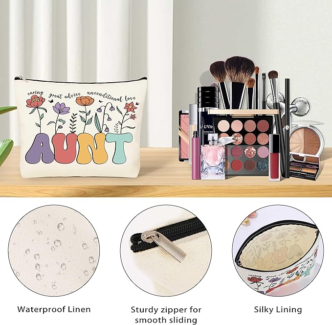 DOGMEM Mothers Day Gifts for Aunt, Best Auntie Gift ideas, Mothers Day Brithday Gift from Niece Nephew Aunt Gifts for Women