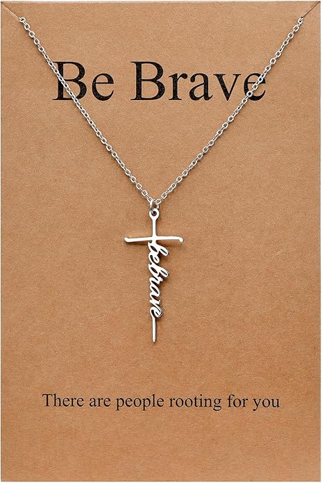 Lcherry Faith Cross Pendant Necklace for Women Religious Christian Jewelry Mother's Day Gifts for Women