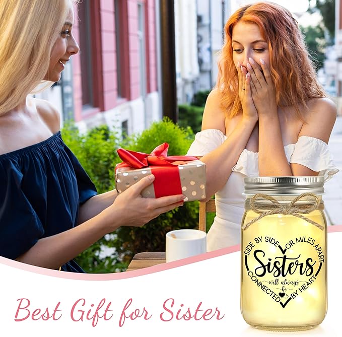 Sister Birthday Gifts, Mothers Day Gifts for Sister Christmas Valentines Day Sisters Sis Gift