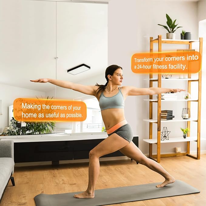 Delma Home Gym Mirror, 70''x24''x2PCS, Silver | Large Full Body, Tempered Glass Frameless, Wall-Mounted, For Gym, Yoga, Garage, Bedroom, Bathroom