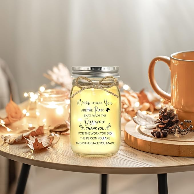 Thank You Appreciation Gifts for Women Teacher Employee, Farewell Retirement Gifts for Nurse Coworker Boss Never Forget You Are the Piece That Made the Difference