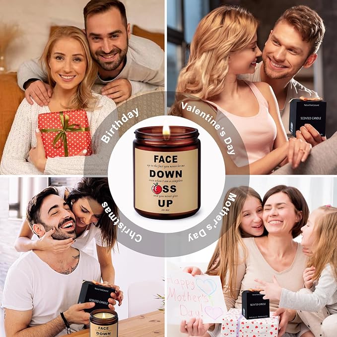 Her Girlfriend Valentines Gifts for Couple, Wife Mothers Day Candle,Birthday Anniversary Christmas, Romantic Gift for Him,Bride,Wife,Couple,Date Night Gift,Mother Day Candle,Gifts for Wife Mothers Day