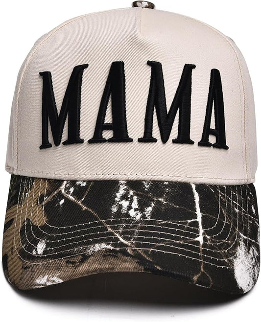 Womens Trucker Hat - with Mommin Embroidery Ponytail Fit - Mothers Day Great Gifts for Mom Wife Stepmom