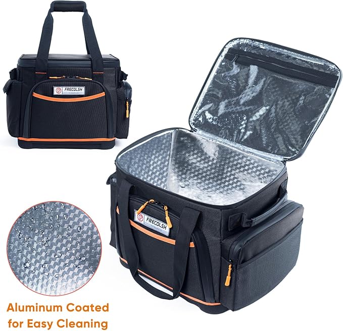 Travel Carrying Case Compatible with Jackery 500, Portable Power Station Storage Case with Water- proof Bottom and Pocket for Jackery Accessories, Storage Bag Only