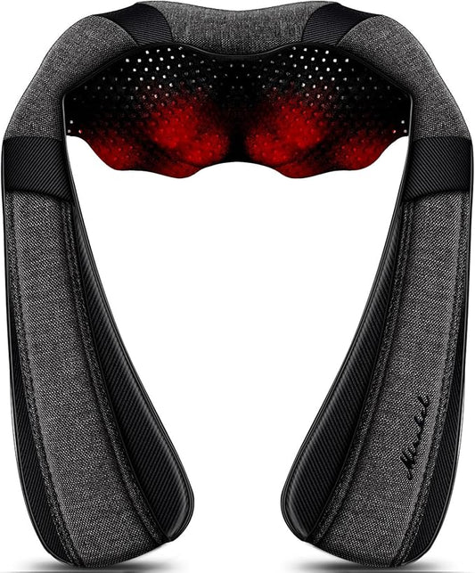 Mothers Day Gifts for Mom Wife Women, Fathers Day Dad Husband Men Gifts, Shiatsu Neck Back and Shoulder Massager with Heat for Pain Relief Deep Tissue, Birthdays, Valentine’s Day, Christmas Gift