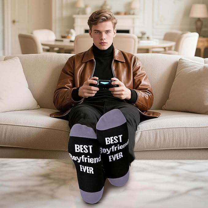 Kelool Do Not Disturb I'm Gaming Socks,Men Gifts for Men Teen Boys Dad Son Kid St Patricks Day Father Mothers Day Socks Gifts