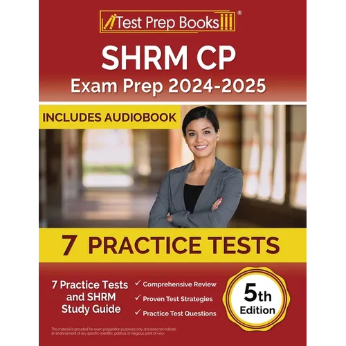 SHRM CP Exam Prep 2025-2026: 7 Practice Tests and SHRM Study Guide [5th Edition] - Paperback