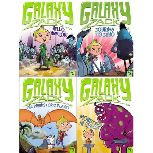 The Galaxy Zack Collected Set: A Stellar Four-Book Collection: Hello, Nebulon!; Journey to Juno; The Prehistoric Planet; Monsters in Space! - Boxed Set