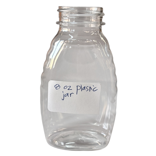 8 oz Plastic Classic Honey Jars