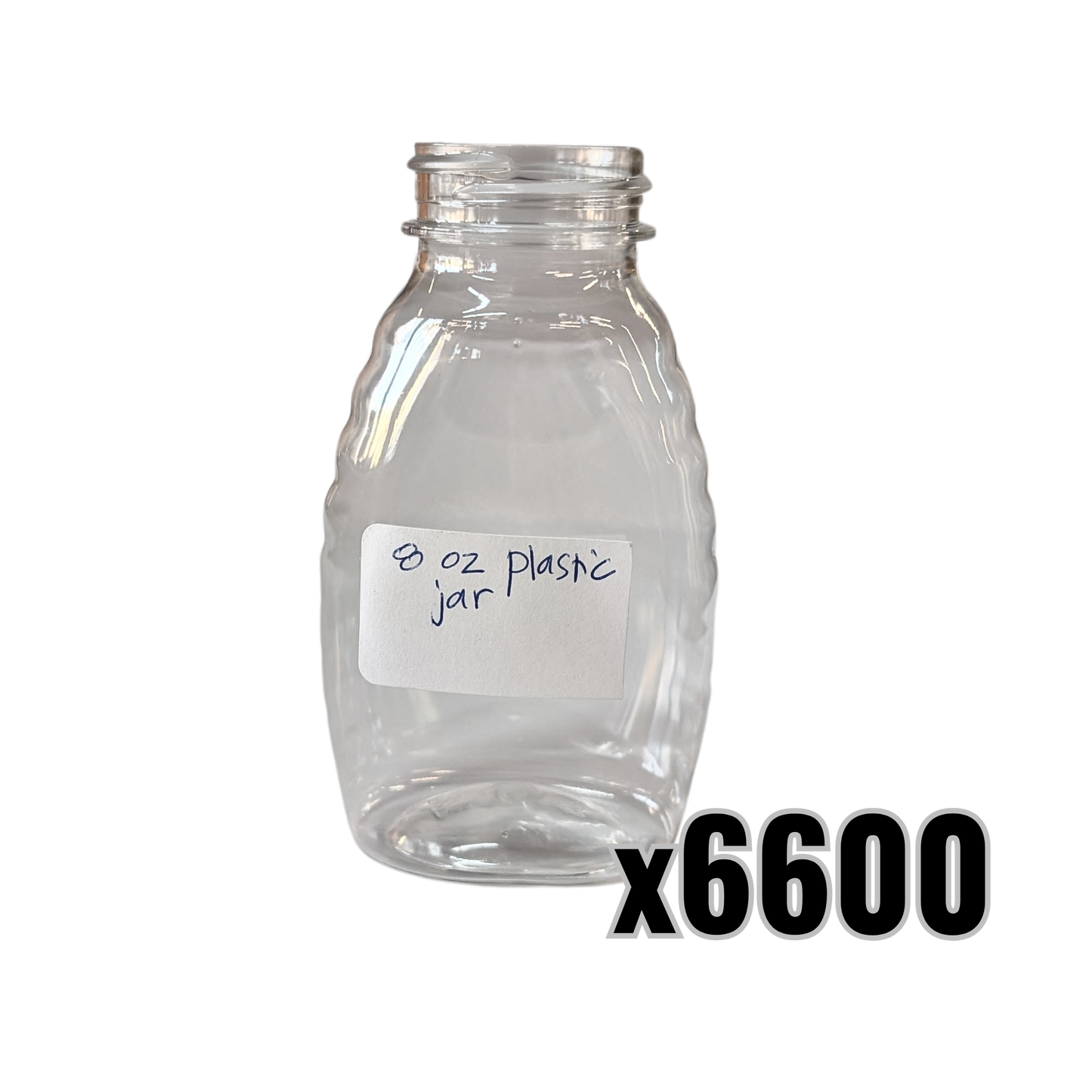 8 oz Plastic Classic Honey Jars