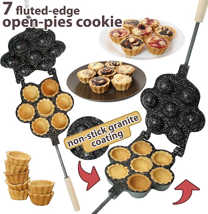 Mini Muffins Open Pies Cookie Maker Non-stick coating granite stone Cookies Pastry