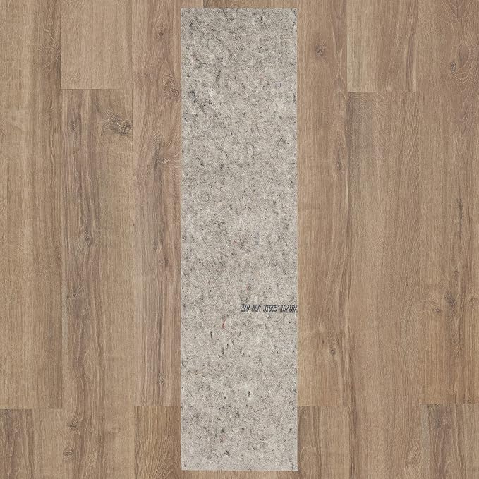 Mohawk Home Non Slip Rug Pad 2' x 8'- 1/4" Thick Felt + Latex Rubber Gripper - Dual Surface Cushion for Hardwood, Carpet, Tile Floors, Made in USA