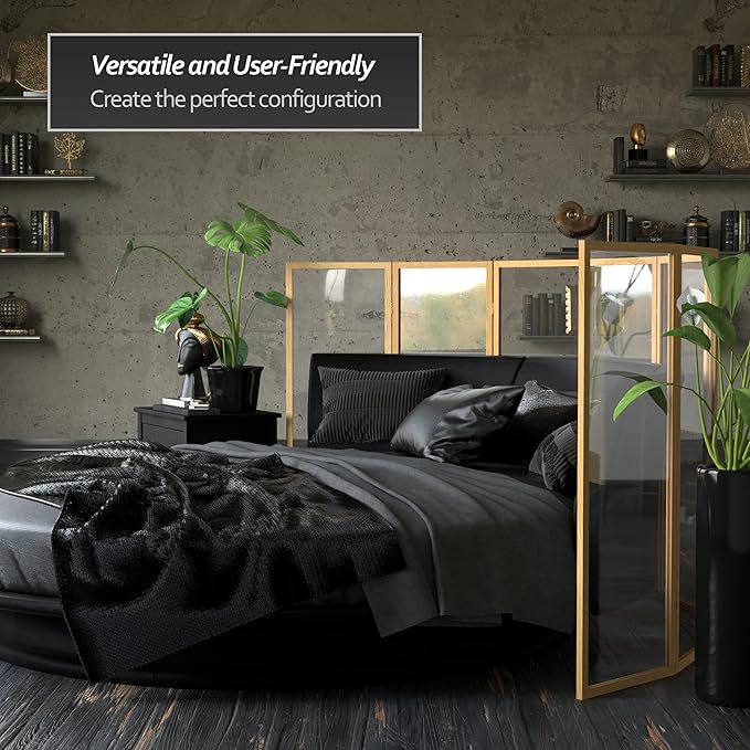 4 ft. Short Clear Plastic Partition Natural 6 Panel