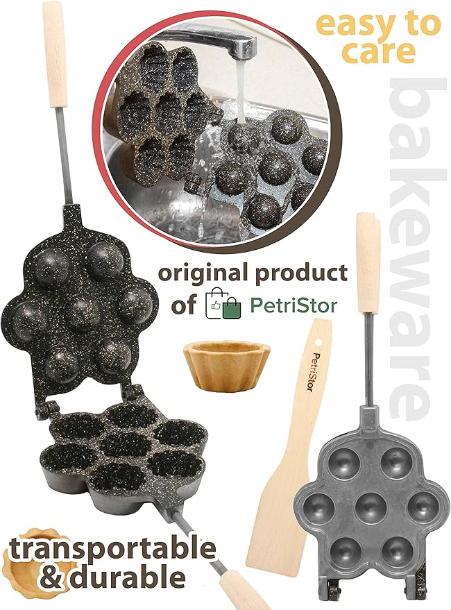 Mini Muffins Open Pies Cookie Maker Non-stick coating granite stone Cookies Pastry