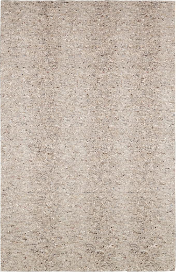 Mohawk Home Non Slip Rug Pad 2' 6" x 8' - 3/8" Thick Felt + Latex Rubber Gripper - Dual Surface Cushion for Hardwood, Carpet, Tile Floors, Made in USA