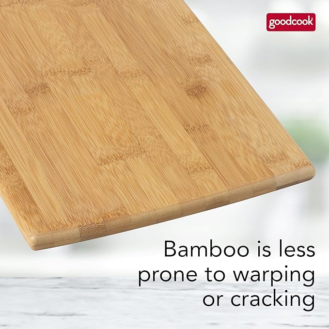 GoodCook Everyday Cutting Board, 12" x 16" Bamboo