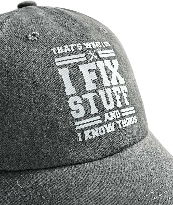 Cotton Baseball Cap Adjustable Mens Gifts Ideas for Birthday
