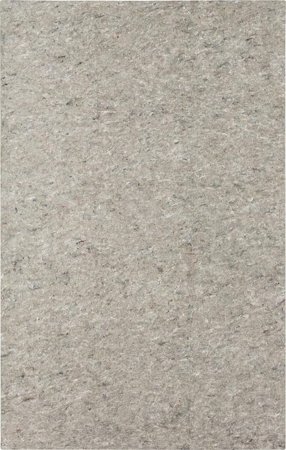 Mohawk Home Non Slip Rug Pad 3' x 5' - 3/8" Thick Felt + Latex Rubber Gripper - Dual Surface Cushion for Hardwood, Carpet, Tile Floors, Made in USA