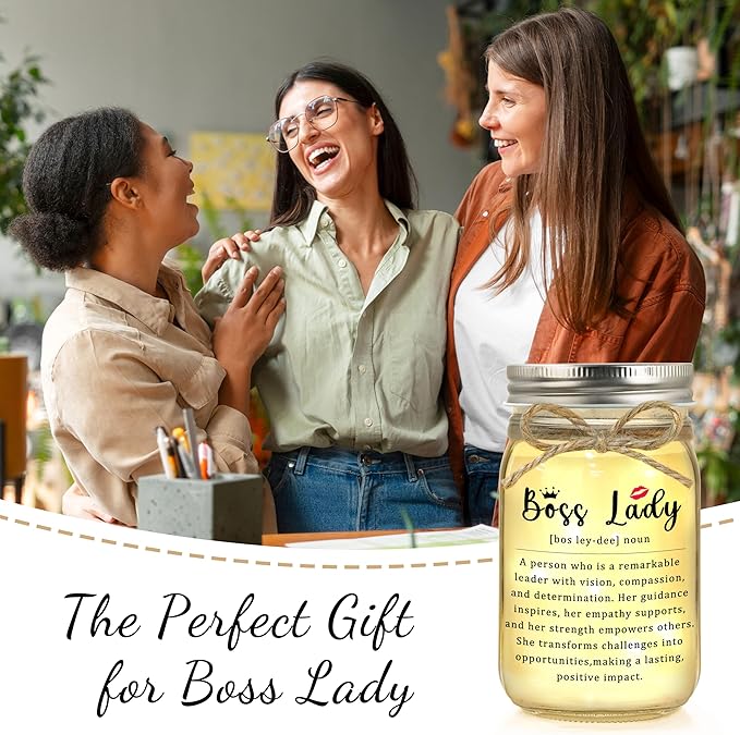 Boss Lady Gifts for Women, Boss Gifts for Women Boss's Day Thank You Appreciation Gift Christmas Birthday Present for Bosses Female