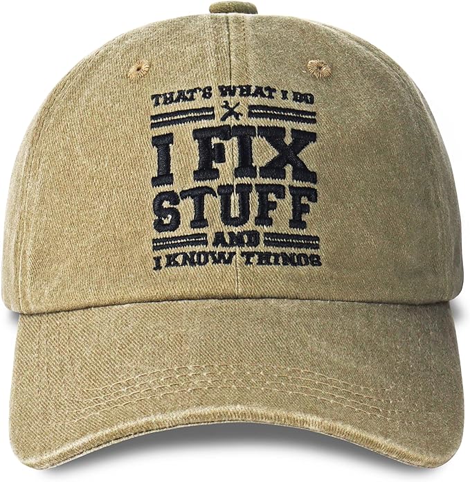 Cotton Baseball Cap Adjustable Mens Gifts Ideas for Birthday