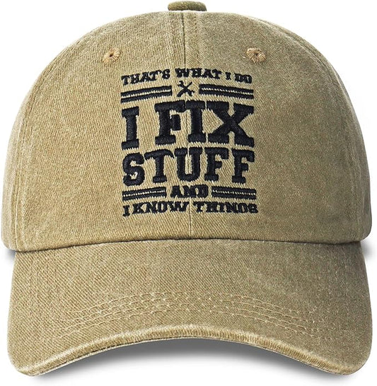 Cotton Baseball Cap Adjustable Mens Gifts Ideas for Birthday