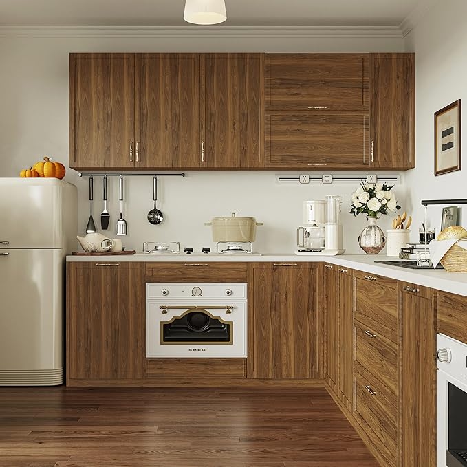 COSNIGHT Wood Grain Contact Paper, Vintage Peel and Stick Wallpaper 15.7''x393'', Removable Natural Matte Wall Paper for Countertops, Cabinets and Drawers
