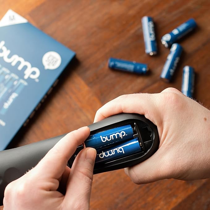 bump NiMH AA Rechargeable Batteries 1.2V - 10 Pack Long-Lasting and Versatile (1000mAh), 4-in-1 USB-C Charging Cords Included - Ideal for Solar Lights, Keyboards, Remote Controls and Xbox Controllers