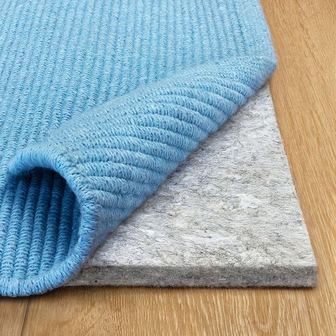 RUGPADUSA - Basics - 8'10" x 11'10" - 1/2" Thick - 100% Felt - Protective Cushioning Rug Pad - Safe for All Floors and Finishes Including Hardwoods