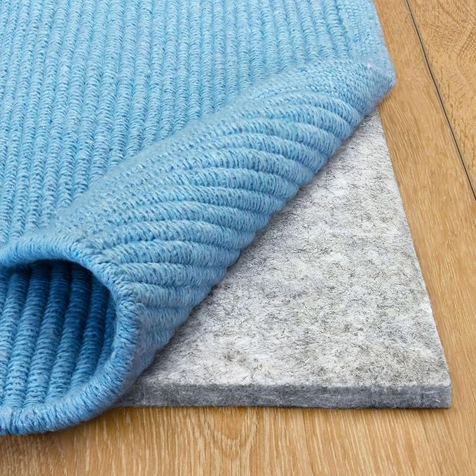 RUGPADUSA - Basics - 8'10" x 11'10" - 3/8" Thick - 100% Felt - Protective Cushioning Rug Pad - Safe for All Floors and Finishes Including Hardwoods
