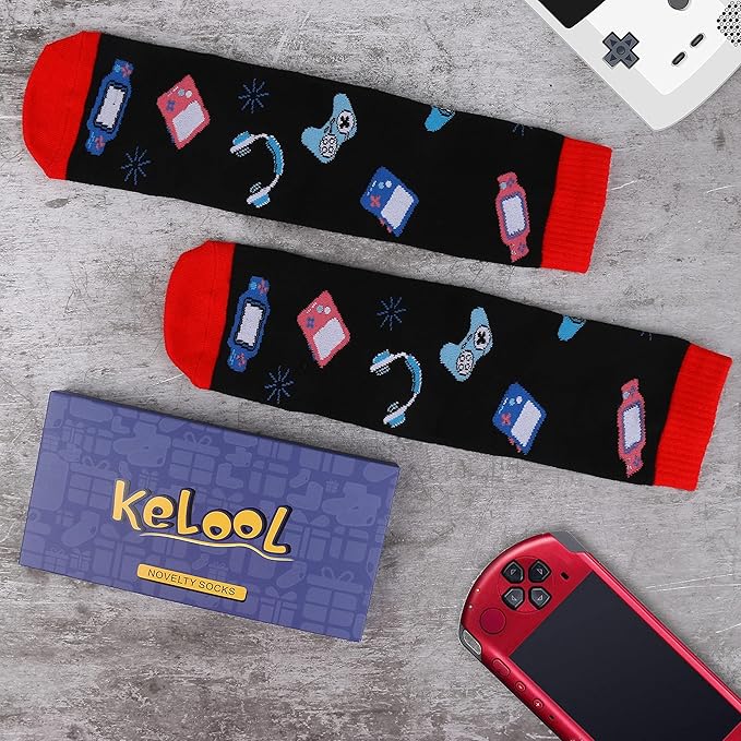 Kelool Do Not Disturb I'm Gaming Socks,Men Gifts for Men Teen Boys Dad Son Kid St Patricks Day Father Mothers Day Socks Gifts