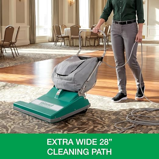 BISSELL BigGreen Commercial BG-CC28 Extra Wide Vacuum Cleaner, 28" Cleaning Path, 36.5" Height, 29" Length, 36" Width