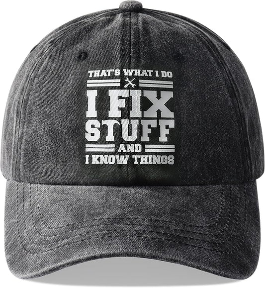 Cotton Baseball Cap Adjustable Mens Gifts Ideas for Birthday