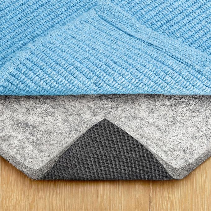 RUGPADUSA - Dual Surface - 9'x11' - 3/8" Thick - Felt + Rubber - Enhanced Non-Slip Rug Pad - Adds Comfort and Protection - for Hard Surface Floors