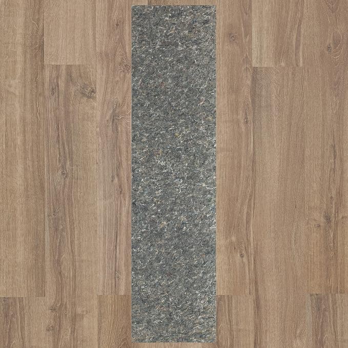 Mohawk Home Non Slip Rug Pad 2' x 12' - 1/2" Thick Felt + Latex Rubber Gripper - Dual Surface Cushion for Hardwood, Carpet, Tile Floors, Made in USA