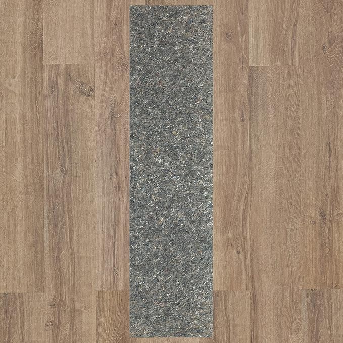 Mohawk Home Non Slip Rug Pad 3' x 12' - 1/2" Thick Felt + Latex Rubber Gripper - Dual Surface Cushion for Hardwood, Carpet, Tile Floors, Made in USA