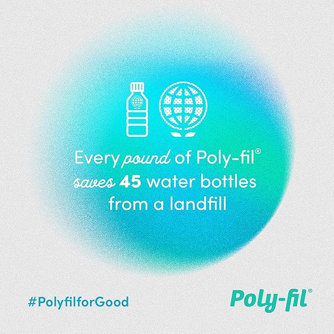 Poly-Fil Premium Polyester Fiber Fill by Fairfield, 50 oz bag