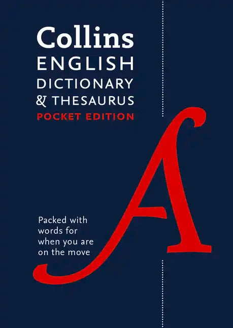 English Pocket Dictionary and Thesaurus: The Perfect Portable English Dictionary and Thesaurus - Paperback
