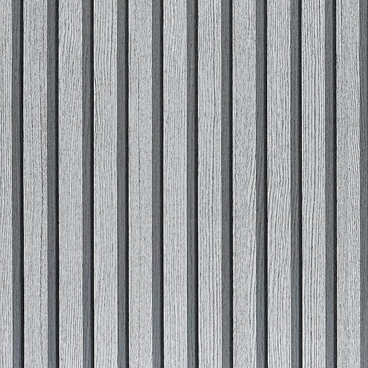 Gray Wood Slat Wallpaper - Peel & Stick Self-Adhesive (35.4" x 120"), Wood Effect Contact Paper for Walls, Removable DIY Wall Covering for Bedroom, Living Room & Feature Walls
