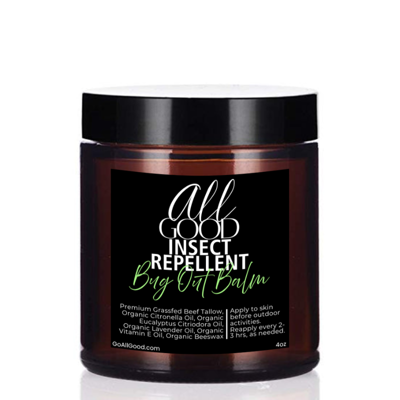 Bug Out Balm Tallow Based Insect Repellent With All Natural Essential Oils