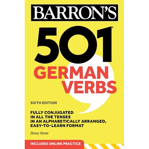501 German Verbs, Sixth Edition - Paperback