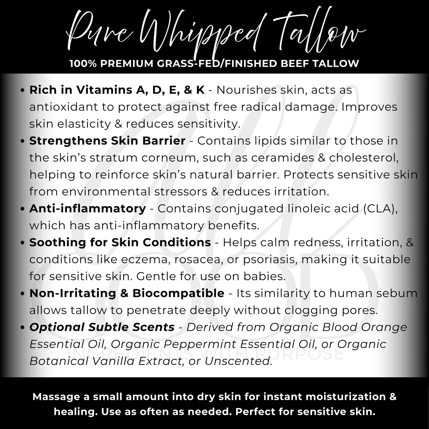 Pure Tallow - Whipped Vanilla