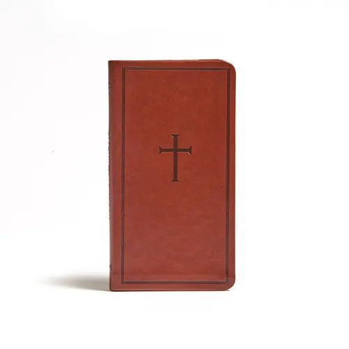 CSB Single-Column Pocket New Testament, Brown Leathertouch - Imitation Leather